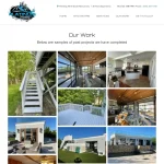 Platinum Painting LLC website photo gallery page screenshot of past work.